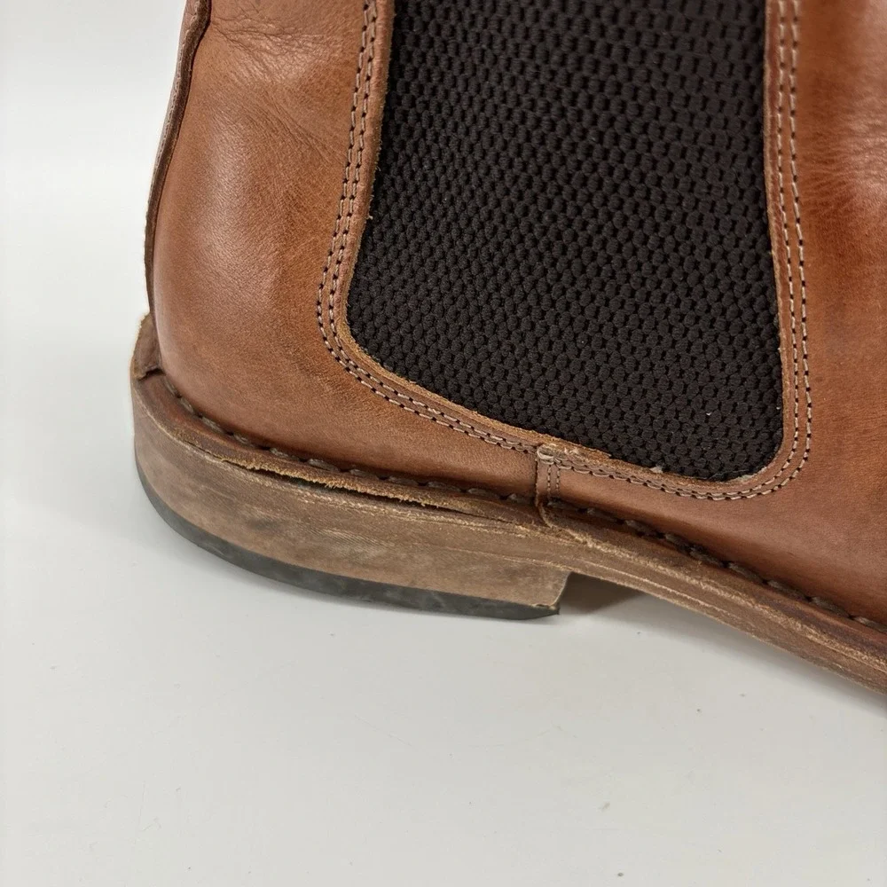 Astorflex Bitflex Chelsea Boots Mens EU43US10 Leather Brown Chestnut Made Italy